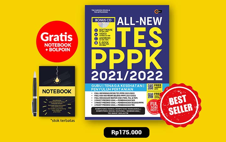 PO All New TES PPPK 2021 bonus notebook