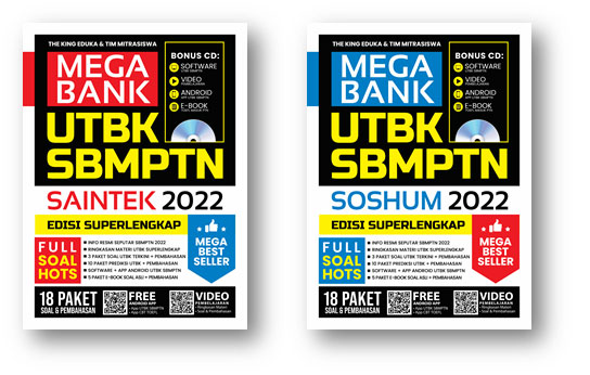 Mega Bank UTBK SBMPTN Saintek dan Soshum 2022